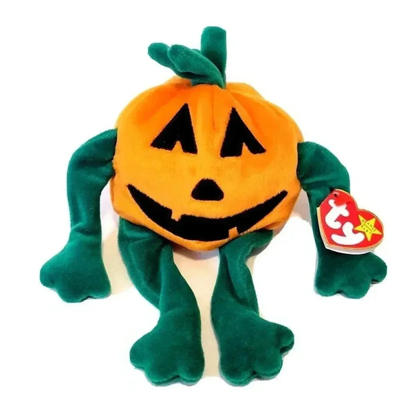 Ty Beanie Baby Pumkin the Pumpkin 1998 Retired NWT - Picture 1 of 4